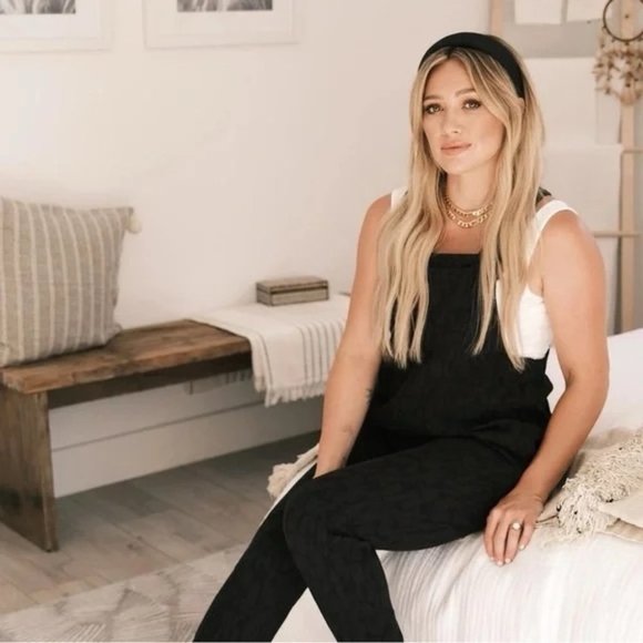 Smash + Tess Black Tencel Romperalls, Small - Picture 2 of 11